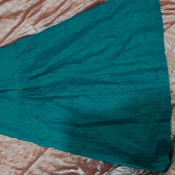 Fossil Green Strapless Dress sz XS - Picture 5 of 5